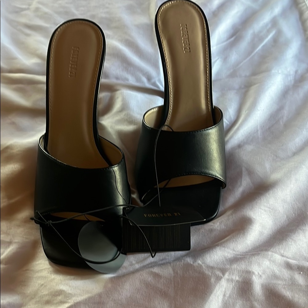 Elegant Black Women's Slide Sandals